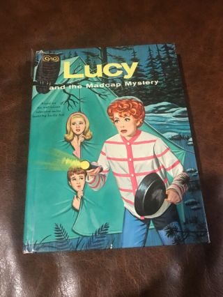 Whitman Tv Book " Lucy And The Madcap Mystery " 1963