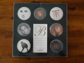 Barbra Streisand 1994 The Concert Commemorative Concert Buttons 1374 Of 2200
