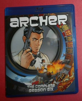 Archer - The Complete Season Six - Blu - Ray - 2 Disc Set