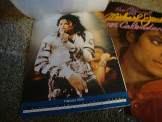 Antique Vtg Michael Jackson Music Memorabilia Collector Item Calendar two 3