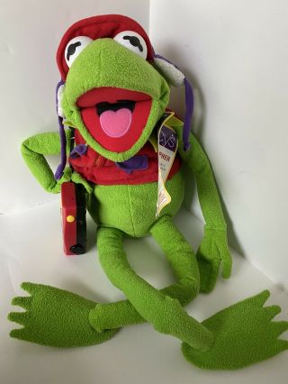 Macys Official Frog - Tographer Kermit The Frog Plush W/ Camera 26 " W/tags Henson
