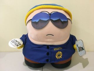 South Park 1998 Plush Toys Cartman Policeman Limited Edition Comedy Central Tags