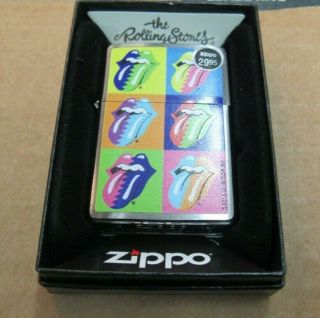 Roll Stones Zippo Lighter Authentic 2019 Licensed Rock N Roll Jagger Richards