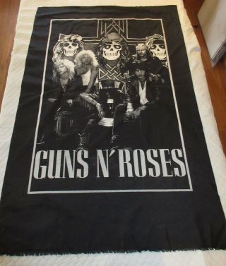 Guns ' N Roses 80 ' S PROMO Poster Textile Flag Appetite For Destruction 2