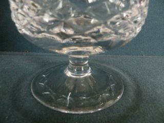 Rogaska GALLIA Hand Crafted 26 Lead Crystal Etched Floral BRANDY SNIFTER 2