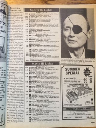 1979 GLENDALE / BURBANK NEWS PRESS TV WEEK Hart To Hart Robert Wagner 2