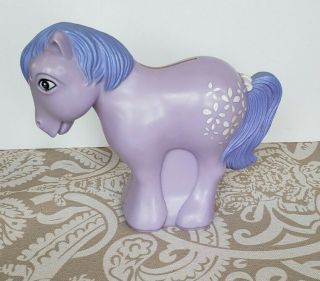Vintage My Little Pony Piggy Bank G1 Blossom Rare Short Mane Plastic 80 