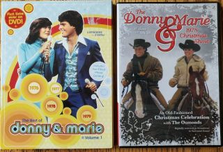 2 Donny And Marie Dvds.  Best Of Donny And Marie & 1978 Christmas Show
