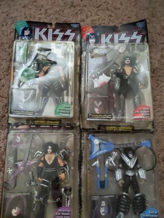 Kiss Action Figures - 1997 Mcfarlane Toys - Complete Set Of 4