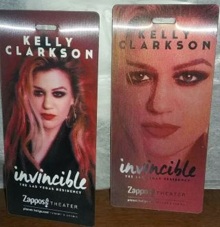 2 Kelly Clarkson Invincible Tour Holographic Tickets