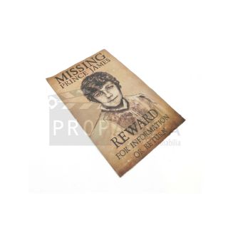 Once Upon A Time Abc Missing Prince James Reward Poster Prop (7143)