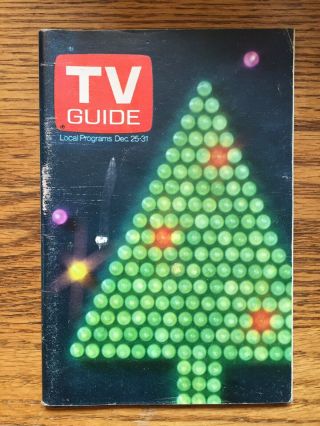 Vintage Tv Guide - 1971 - Christmas Ny Metro Edition