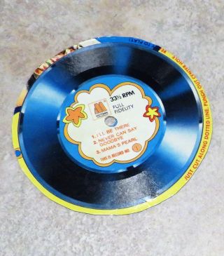Vintage Jackson 5 Cereal Box Single Record 1 Plays " I 
