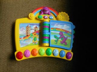Barney The Dinosaur Interactive Musical Nursery Rhymes Toy Sing Along Book