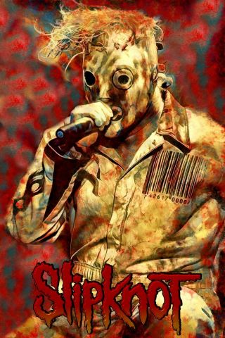 Slipknot Poster Art " Psychosocial " Corey Taylor Large 20x30 Print