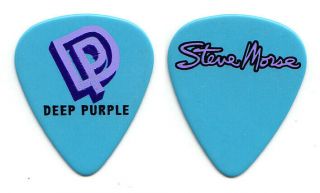 Deep Purple Steve Morse Signature Blue Guitar Pick - 2017 The Long Goodbye Tour