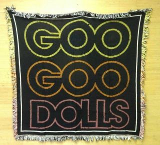 Goo Goo Dolls Throw Blanket Tapestry 2014 Magnetic Tour Vip Concert Exclusive