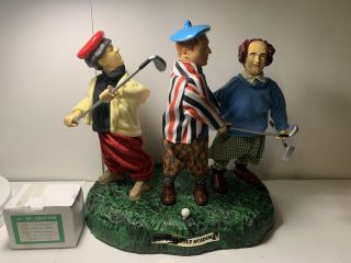 Three Stooges Animated Golf Scene 2002 Gemmy Industries Character Toy Tv Movie
