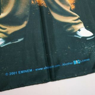 Vintage EMINEM 2001 TEXTILE POSTER FLAG rap hip hop 3