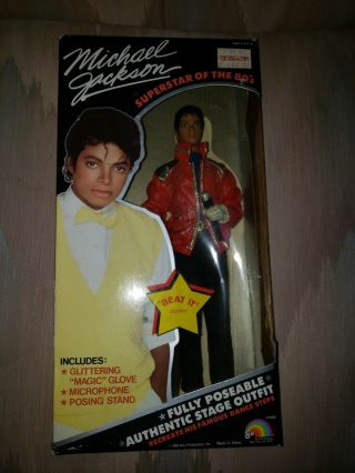 Vintage 1984 Ljn Michael Jackson Beat It Outfit 12 " Doll Action Figure