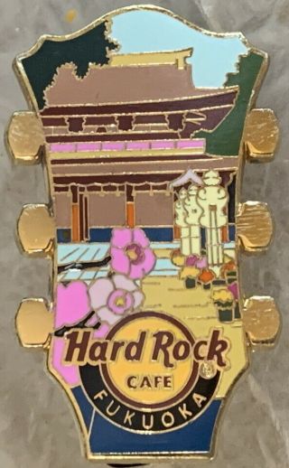 Hard Rock Cafe Fukuoka 2018 Hidden Guitar Series Pin Guitar Head 100 Hrc 101194