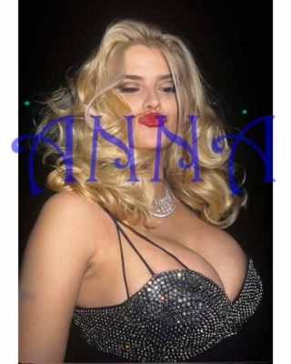 Anna Nicole Smith 32,  8x10 Photo,  Closeup,  Guess Model,  Playboy Playmate