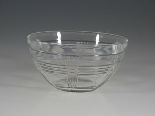 Vintage Hazel - Atlas Glass Crystal Criss Cross 5 - 1/4 Inch Mixing Bowl C.  1935