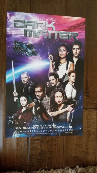 2017 Sdcc Exclusive Funimation Dark Matter Season 2 Promo Poster 11 " X 17 "