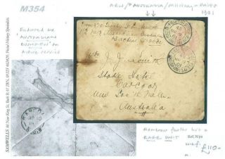 BOER WAR Cover AUSTRALIAN BUSHMEN GB Penny Pink South Africa FPO 1901 NSW M354 2