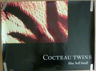 Rare Cocteau Twins Blue Bell Knoll 1988 Vintage Orig Music Store Promo Poster
