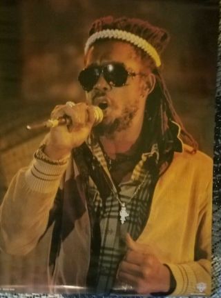 Peter Tosh 1984 Poster Old Stock.  Vintage.