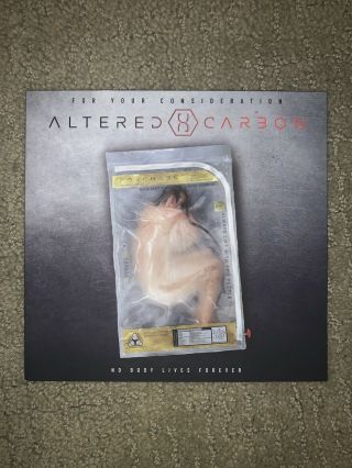 Altered Carbon - Season 1 Screener 3 Eps Pressbook - Netflix Emmy Fyc Dvd Likenu