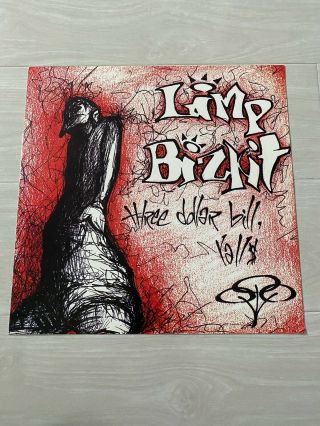 Limp Bizkit Three Dollar Bill Yall 12x12 Album Flat Promo Poster Very Rare Korn