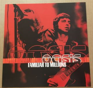 Noel Gallagher Oasis Rare 2000 Double Sided Promo Poster Flat 4 Familiar Cd