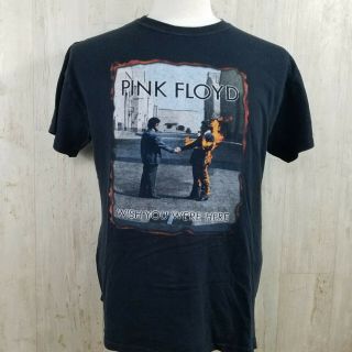 Vintage Pink Floyd Wish You Were Here T Shirt Rock Band Concert Tour Medium