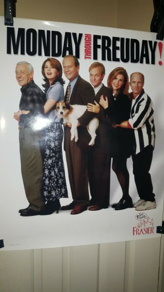 Frasier - Tv Show - Promotional Poster For Daily Show - 24 X 30 - Rolled