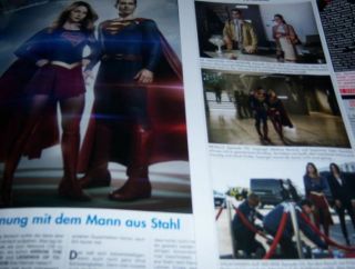 Melissa Benoist Supergirl 21 Pc German Clippings Full Pages Tyler Hoechlin
