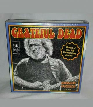 07 Grateful Dead Puzzle Jerry Garcia Jay Blakesberg Photo Mosaic 18x24