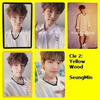 Stray Kids Photocard Album Yellow Wood Official Photo Card : Seungmin