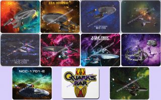 Your Choice Of 11 Thick Mousepads From Star Trek: Tos,  Tng,  Ds9,  Old & Movs