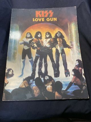 Kiss Aucoin Love Gun Songbook / Sheet Music 1977 - Casablanca - Rock Steady - Rare