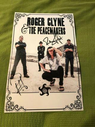 11x17 Roger Clyne And The Peacemakers Poster Signed By Roger Clyne And P.  H.