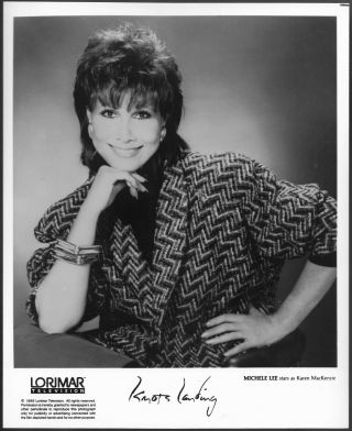 Knots Landing Michelle Lee 1990 Tv Promo Portrait Photo