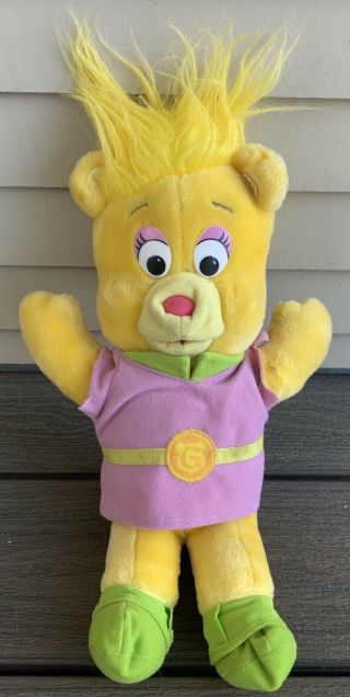 Vtg 1985 Fisher Price Sunni Gummi Gummi Bears 13” Plush Doll Disney 80s