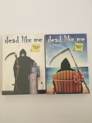 Dead Like Me Dvd Seasons 1 And 2.  4 Discs Per Season.