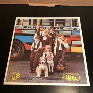 Shirley Jones/david Cassidy Partridge Family Color Photo Insert 1970 Bell - 6050
