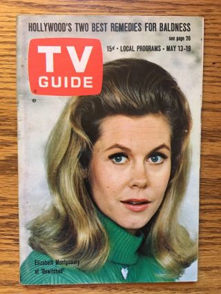 So Ohio Elizabeth Montgomery Bewitched On Cover Of Tv Guide May 13,  1967