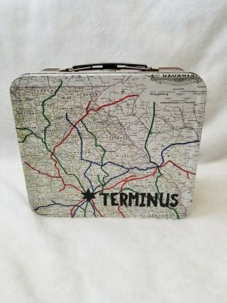Amc The Walking Dead Terminus Supply Drop Exclusive Tin Lunch Box