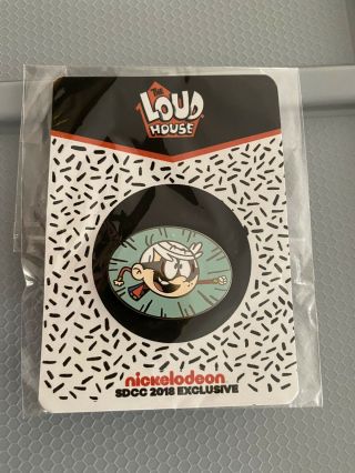 Sdcc Comic - Con 2018 Nickelodeon Pin Le Of 250 Exclusive Lincoln The Loud House