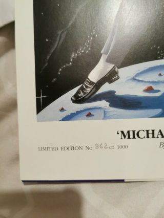 Michael Jackson By Rob Larson Limited Edition Signed By Artist Print 2